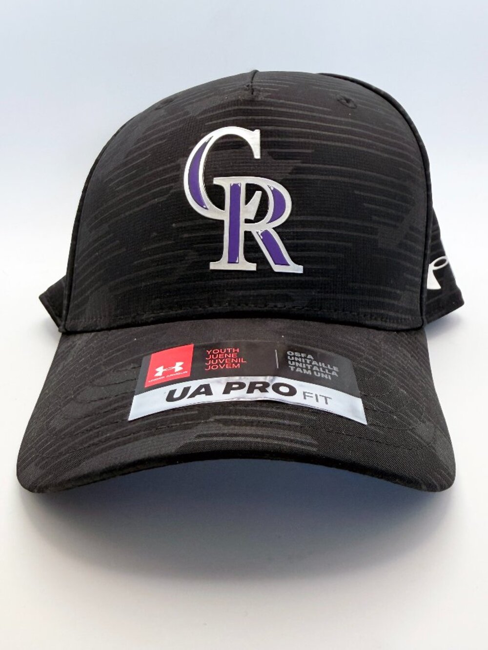 Colorado Rockies Under Armour Youth Camo Snapback Hat - New with Tags